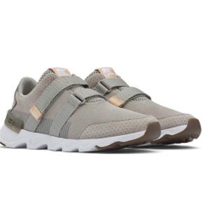 Sorel Kinetic Lite Strap Sneaker Gray Suede size 7.5